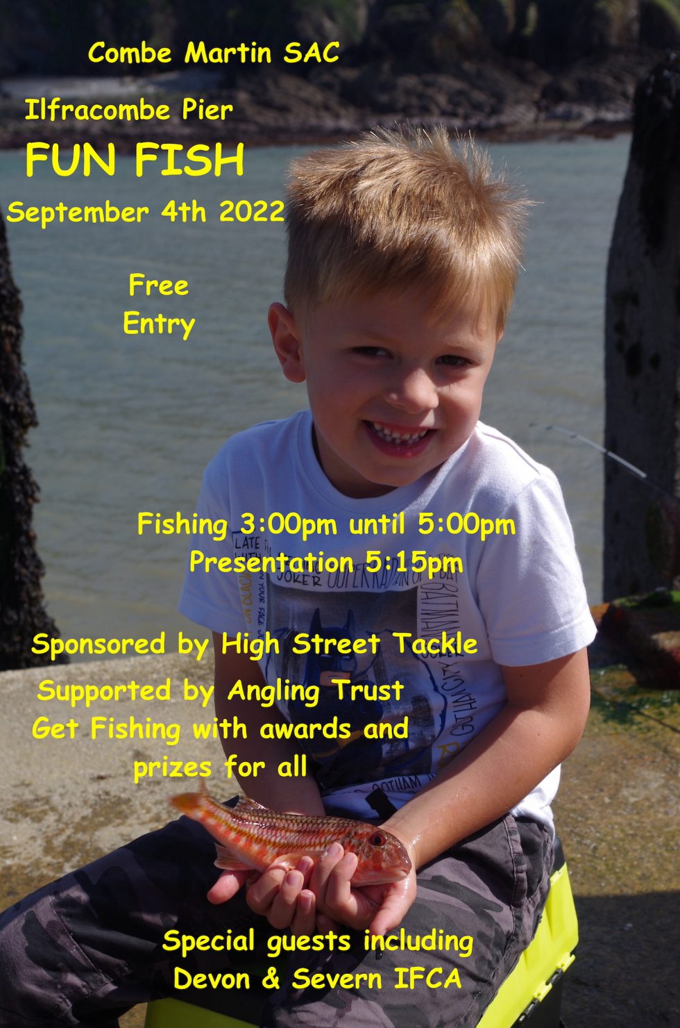 Fun Fishing Pier 2022 Combe Martin Sea Angling Club